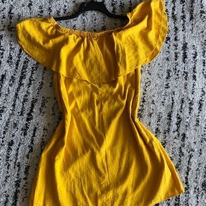 Off shoulder mini dress